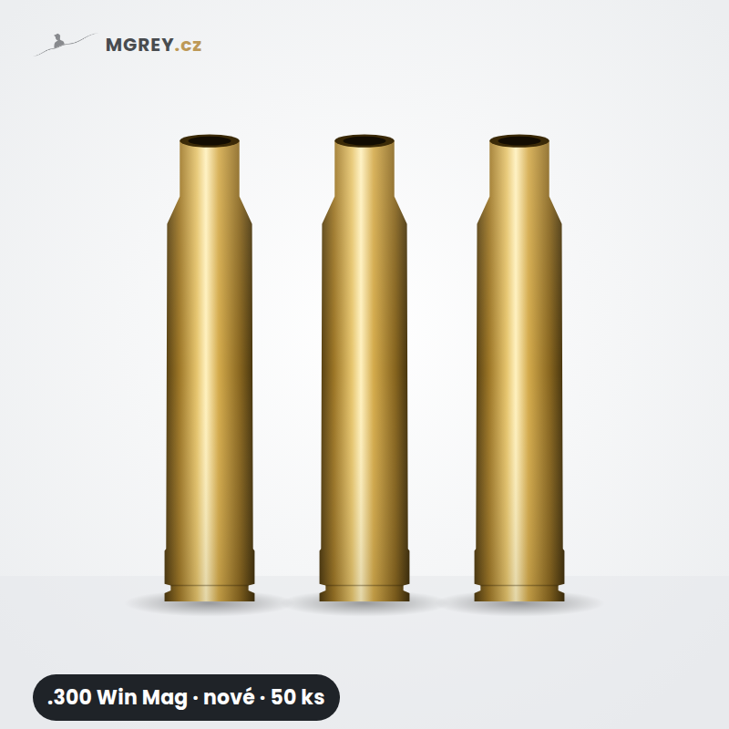 Nábojnice .300 Win Mag – nové, 50 ks